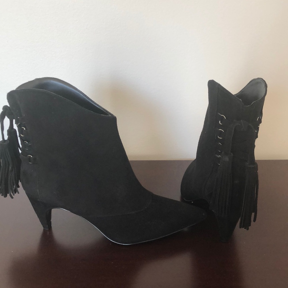 Zara black booties